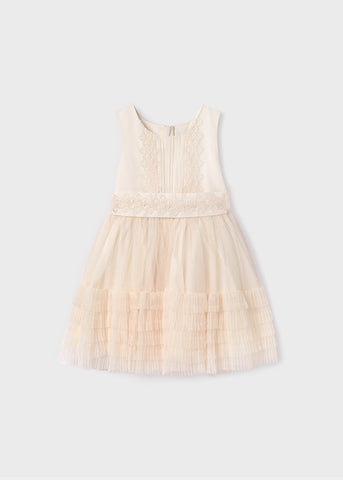 Abel & Lula Girl's Tulle Dress 24-05045-002 Pastel Pink