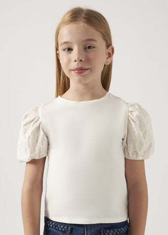 Better Cotton girl's balloon sleeve t-shirt Ref.  24-06014-094
