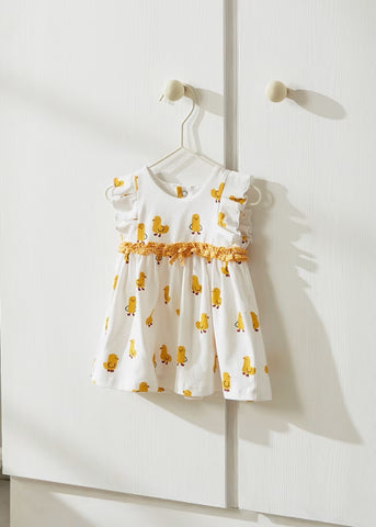Newborn Better Cotton Printed Dress Ref.  24-01810-038