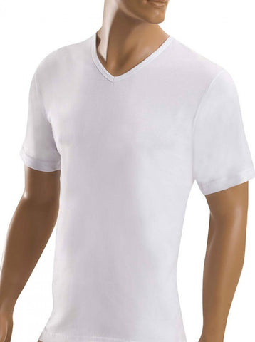 Men's Single Jersey V-Neck Undershirt 10070