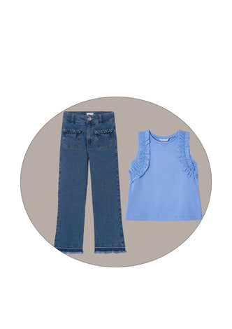 T-SHIRTS AND TROUSERS FOR GIRLS