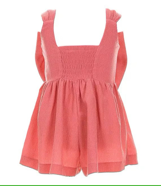 BRITTANY BOW ROMPER 12363