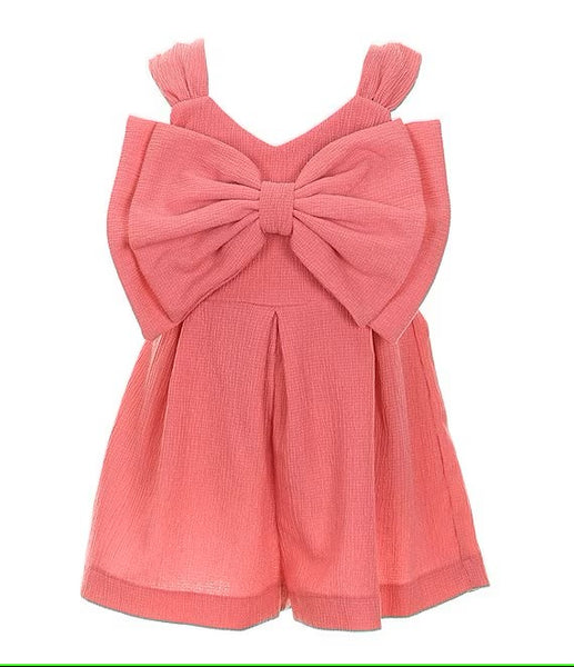 BRITTANY BOW ROMPER 12363