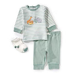 T-Shirt, Matching Jogger Pants, & Sock Set 25-16279