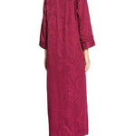 Brushed Back Satin Long Robe 25-866125-601