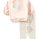 Baby Girls Long-Sleeve -Printed-Heart 25-16367