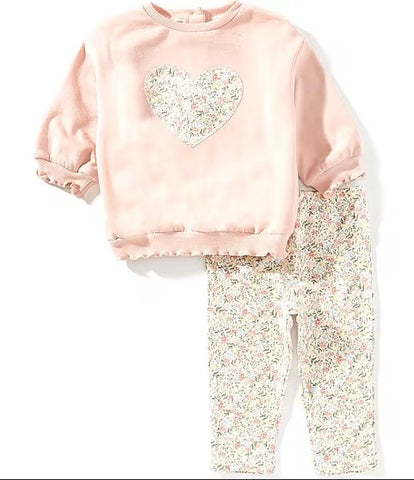 Baby Girls Long-Sleeve -Printed-Heart 25-16367