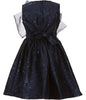 Sleeveless Floral Metallic Jacquard Fit-And-Flare DressX2-14890
