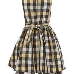 Open Full Size Image Bonnie Jean Big Girls 7-16 Sleeveless Plaid Taffeta Dress 11838