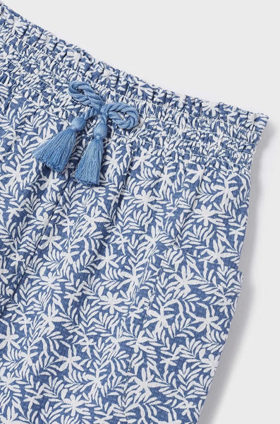 Mayoral 3508-58 Long trousers with print for girl,