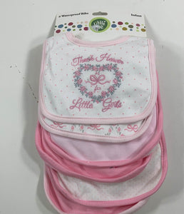 Little Me Waterproof Bibs, 6-Pack, Infant 96000