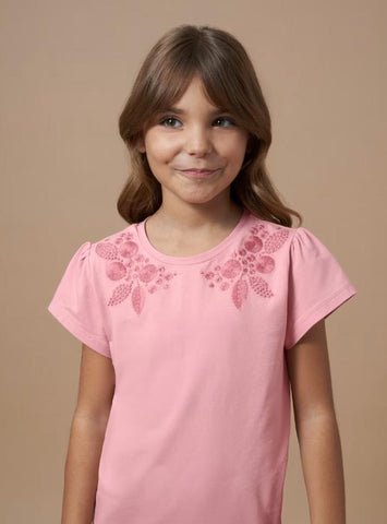 Foreman Mayoral embroidered flower t-shirt 24-06012-047