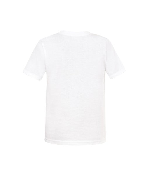BOY White 100% Cotton Jersey Closed Collar Undershirt  10050