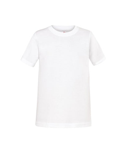 BOY White 100% Cotton Jersey Closed Collar Undershirt  10050