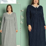 Women's Heavy Cotton Long Sleeve Shirt 1006