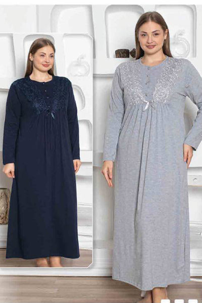 Women's Heavy Cotton Long Sleeve Shirt 1041