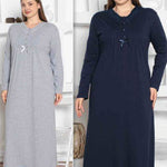 Women's Heavy Cotton Long Sleeve Shirt 1042