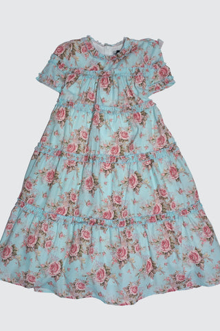 Girls' floral dress from the brand sens kids 1127