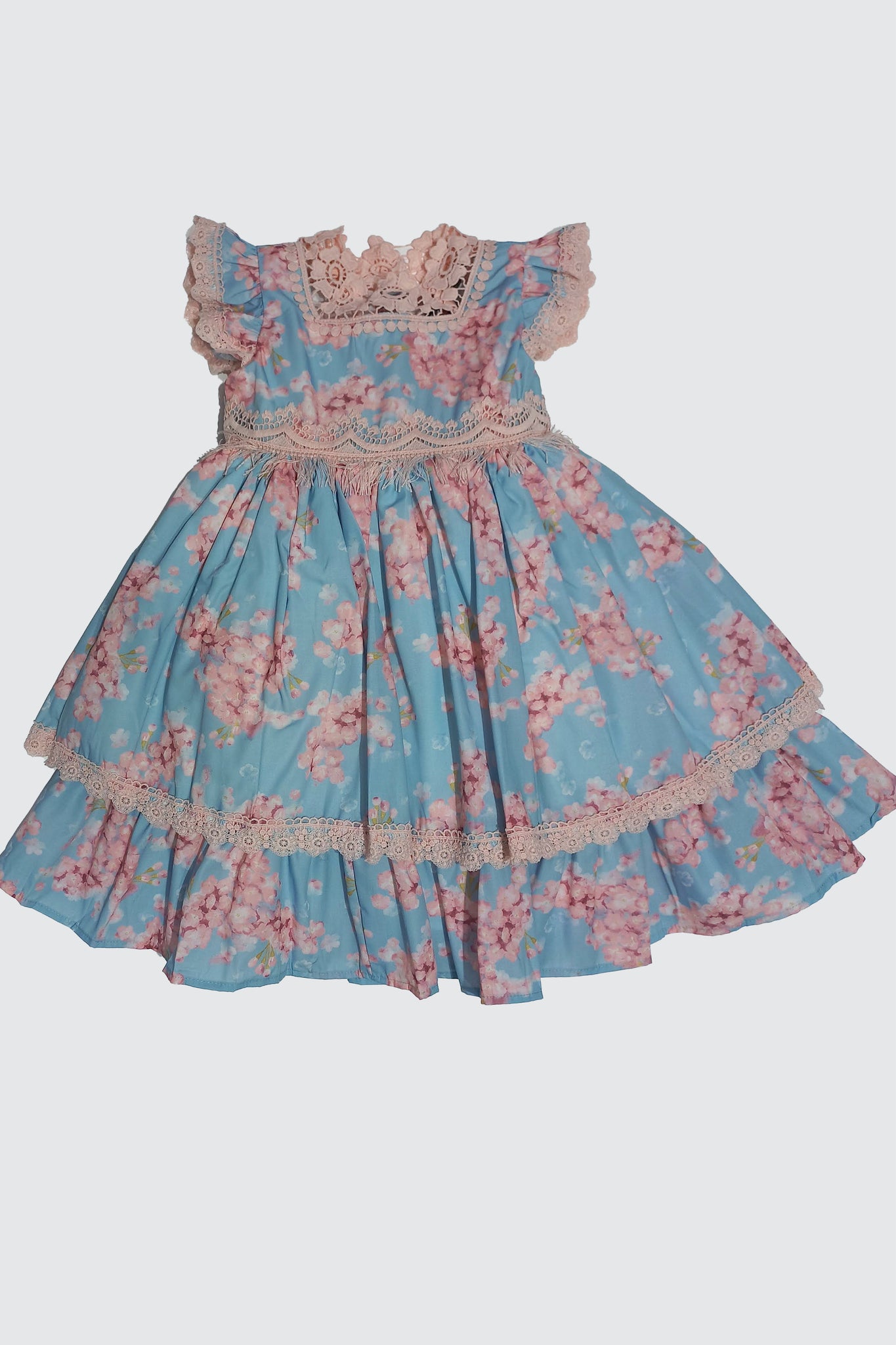 Girls' floral dress from the brand sens kids  1135