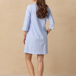 Dreamy Ditsy 3/4 Sleeve Cotton Short Nightgown 22678-469