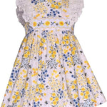 Bonnie Jean Girls 2-6X Embroidered Smocked Panel Dress 12329