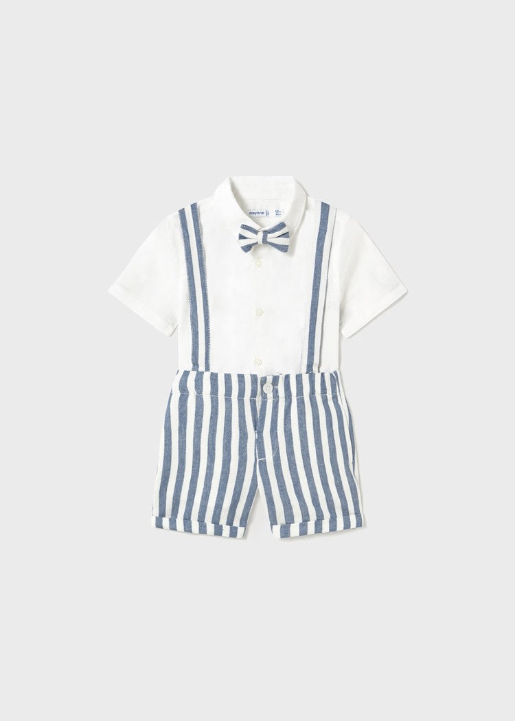 Baby Shorts and Shirt with Bow Tie Set Ref. 25-1250-031