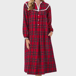 Red Tartan Flannel Gown 5416839-644