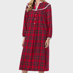 Red Tartan Flannel Gown 5416839-644