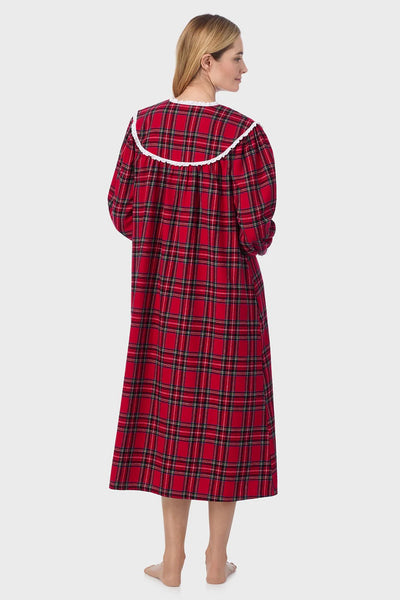 Red Tartan Flannel Gown 5416839-644