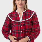 Red Tartan Flannel Gown 5416839-644