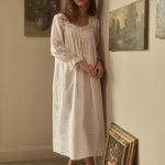 Rosewater Cotton Lawn Long Sleeve Ballet Nightgown 60092-680