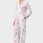 Evening Rose Trellis Classic Cotton Knit Notch Pajama 90036-168