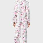 Evening Rose Trellis Classic Cotton Knit Notch Pajama 90036-168