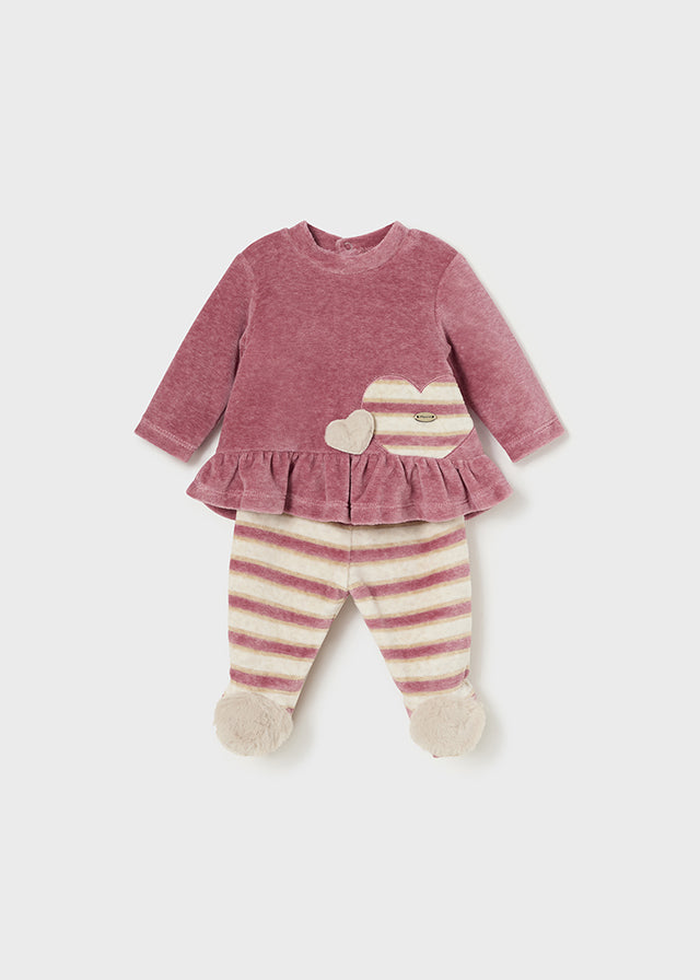 Newborn striped leggings and t-shirt set Ref.  14-2505-020