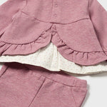 Newborn ruffle sweatshirt and pants set Ref.  14-2507-056