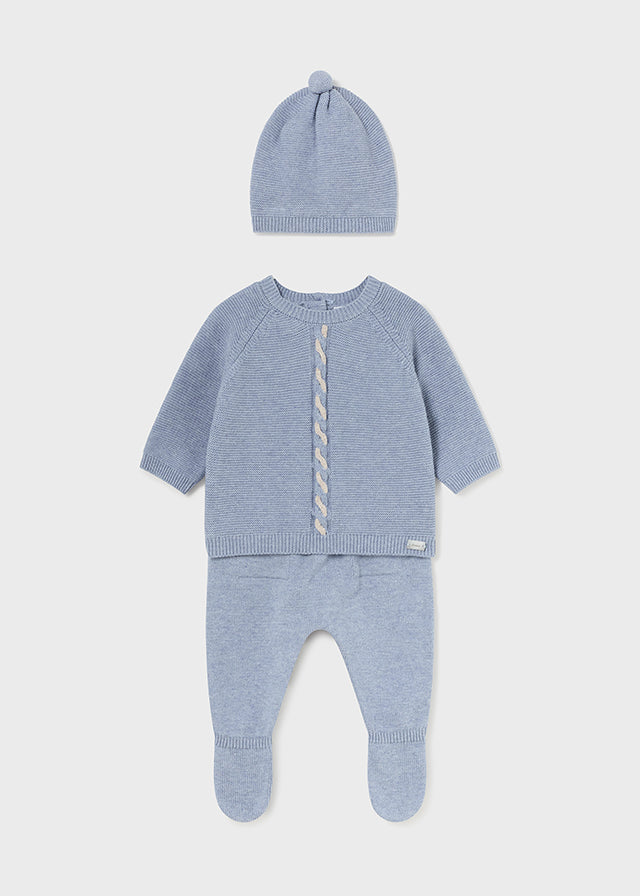 Newborn 3 Piece Knit Set Ref. 14-2511-070