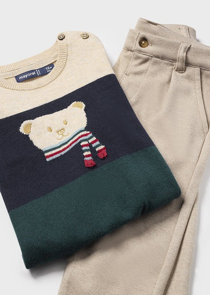 Baby Animal Sweater and Pants Set Ref. 14-2544-080