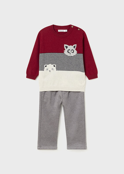 Baby Animal Sweater and Pants Set Ref. 14-2544-081