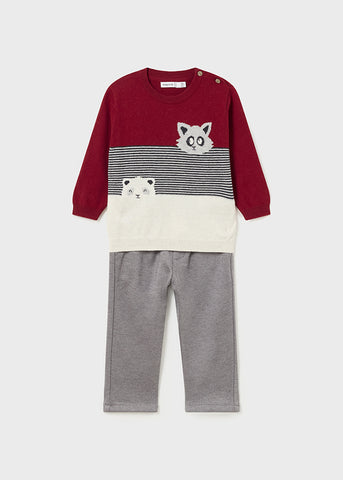 Baby Animal Sweater and Pants Set Ref. 14-2544-081