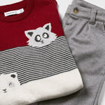 Baby Animal Sweater and Pants Set Ref. 14-2544-081