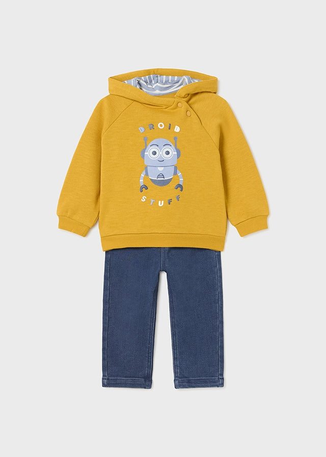Baby Jeans with Hoodie Set Ref. 14-2641-093