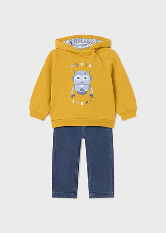 Baby Jeans with Hoodie Set Ref. 14-2641-093