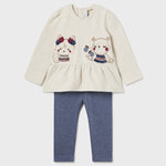 Baby Sparkly Leggings and Sweater Set Ref. 14-2708-016
