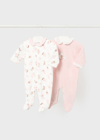 Newborn Girl Set of 2 One-Piece Ref. 14-2777-085