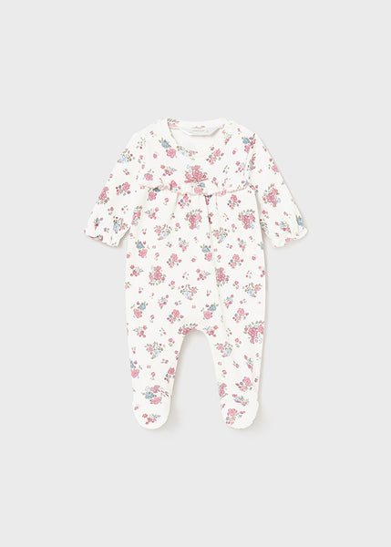 Newborn Girl Set of 2 Floral One-Piece Ref. 14-2778-056