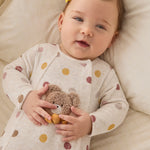 Newborn Velour One-Piece with Collar Ref. 14-2779-091