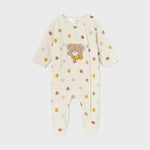 Newborn Velour One-Piece with Collar Ref. 14-2779-091