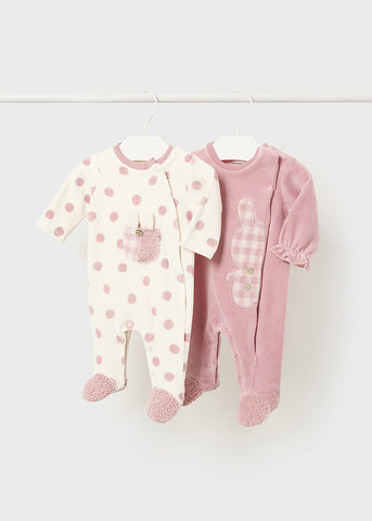 Newborn Set of 2 Animal One-Piece Ref. 14-2781-095