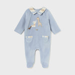Newborn Velour One-Piece with Collar Ref. 14-2793-062