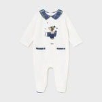 Newborn Velour One-Piece with Collar Ref. 14-2793-063